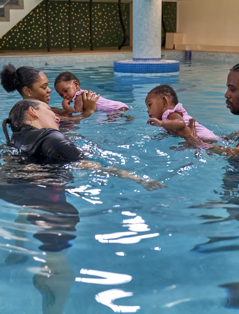 Parent and baby swimclasses aquill -swimclub london